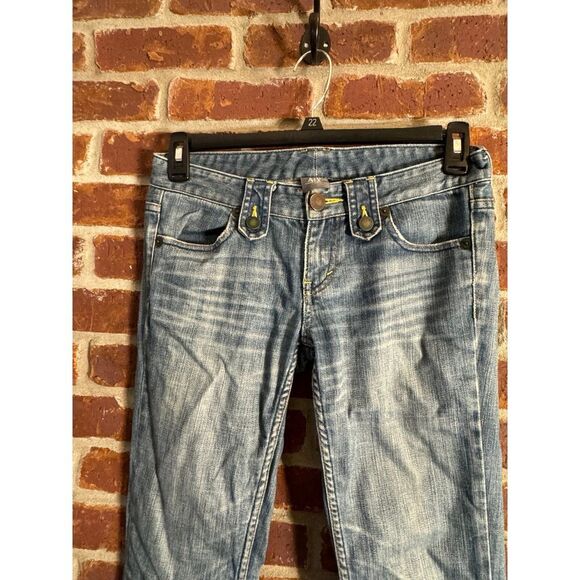 A|X Armani Exchange low rise Y2K jeans size 2 - Picture 2 of 8